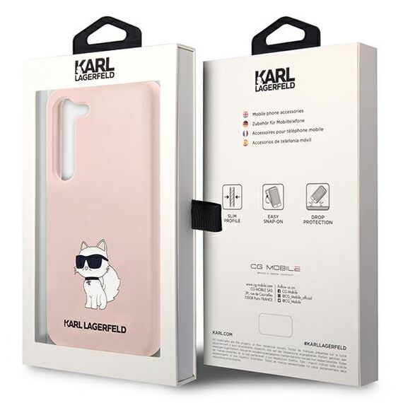 Karl Lagerfeld KLHCS23SSNCHBCP S23 S911 hardcase pink/pink Silicone Choupette | Techbox