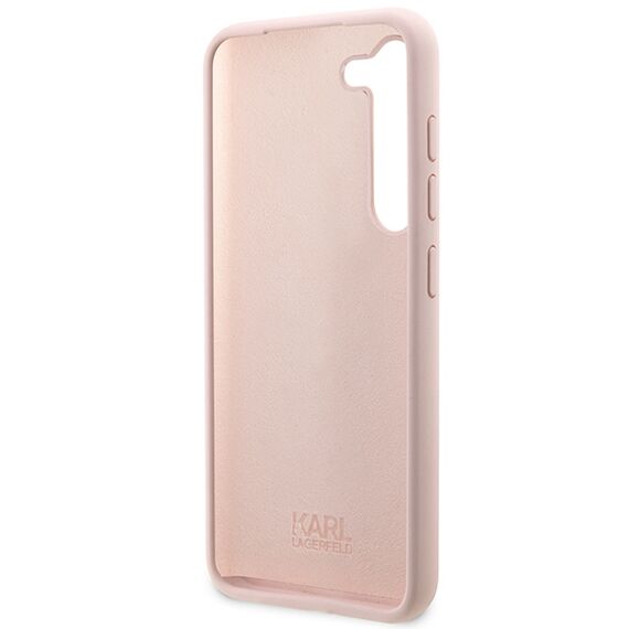 Karl Lagerfeld KLHCS23SSNIKBCP S23 S911 hardcase pink/pink Silicone Ikonik | Techbox