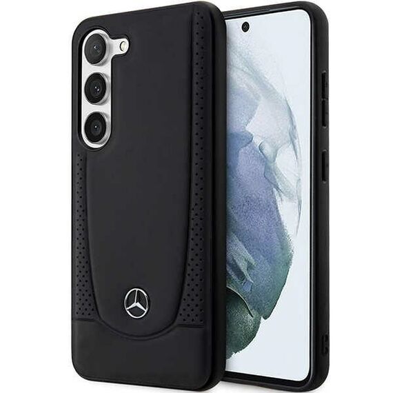 Mercedes MEHCS23SARMBK S23 S911 black/black hardcase Leather Urban - Samsung Cases - Cases - Techbox