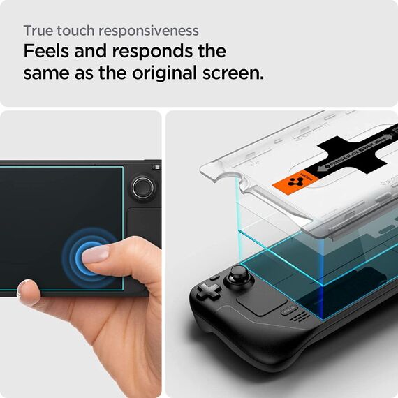 Spigen Glas.tR EZ Fit Tempered Glass for Steam Deck | Techbox