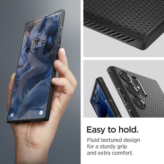Spigen Liquid Air Case for Samsung Galaxy S23 Ultra - Matte Black | Techbox
