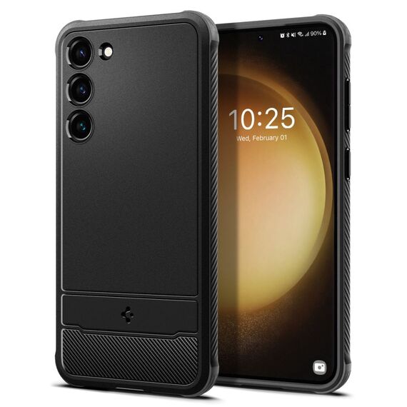 Spigen Rugged Armor Case for Samsung Galaxy S23 - Matte Black | Techbox