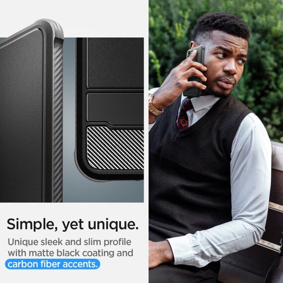 Spigen Rugged Armor Case for Samsung Galaxy S23 - Matte Black | Techbox