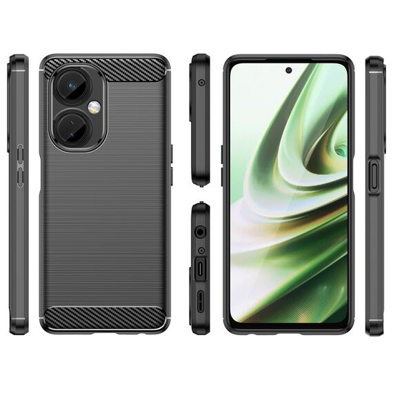 Carbon Case case for OnePlus Nord CE 3 flexible silicone carbon cover black - Uncategorized Cases (2) - Cases - Techbox