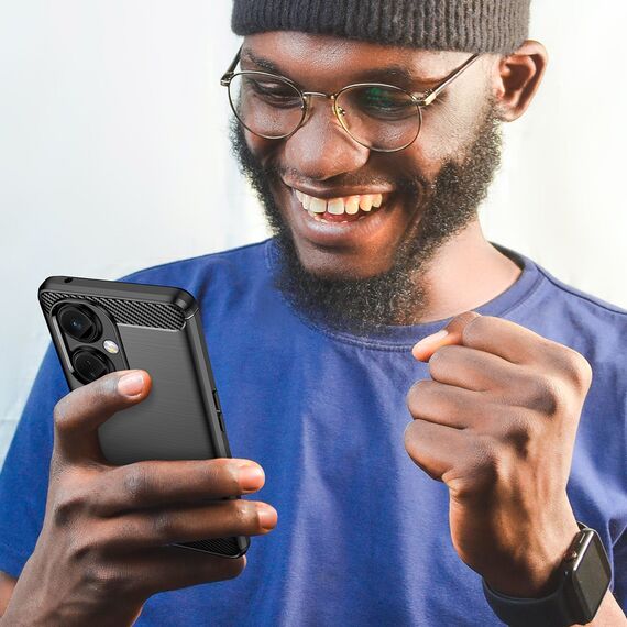 Carbon Case case for OnePlus Nord CE 3 flexible silicone carbon cover black - Uncategorized Cases (2) - Cases - Techbox