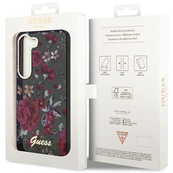Guess GUHCS23MHCFWSA S23+ S916 green/kaki hardcase Flower Collection | Techbox