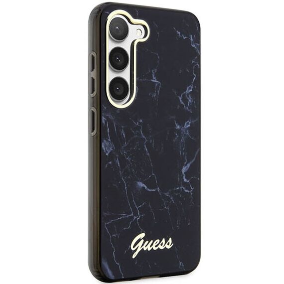 Guess GUHCS23MPCUMAK S23 +S916 black/black hardcase Marble | Techbox