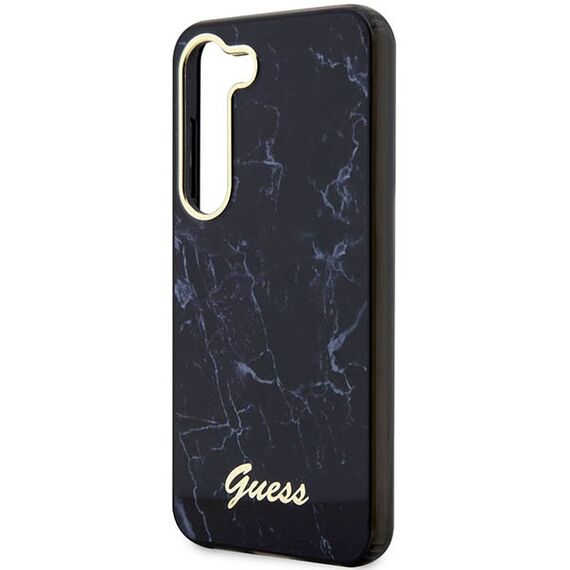 Guess GUHCS23MPCUMAK S23 +S916 black/black hardcase Marble | Techbox