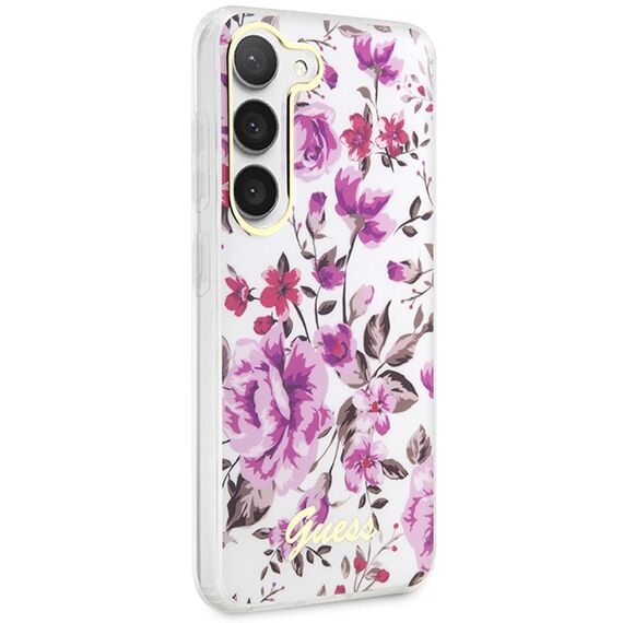Guess GUHCS23SHCFWST S23 S911 white/white hardcase Flower Collection | Techbox