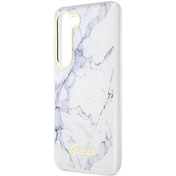 Guess GUHCS23SPCUMAH S23 S911 white/white hardcase Marble | Techbox