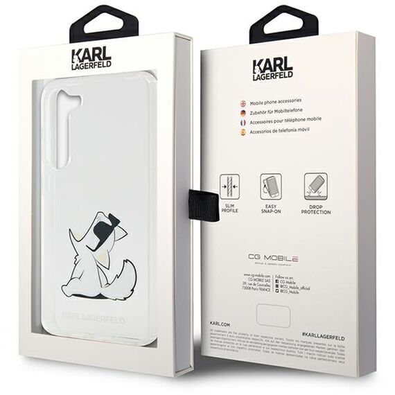 Karl Lagerfeld KLHCS23MCFNRC S23+ S916 transparent hardcase Choupette Fun | Techbox