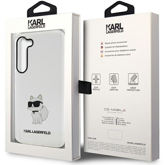 Karl Lagerfeld KLHCS23MHNCHTCT S23+ S916 transparent hardcase Ikonik Choupette | Techbox