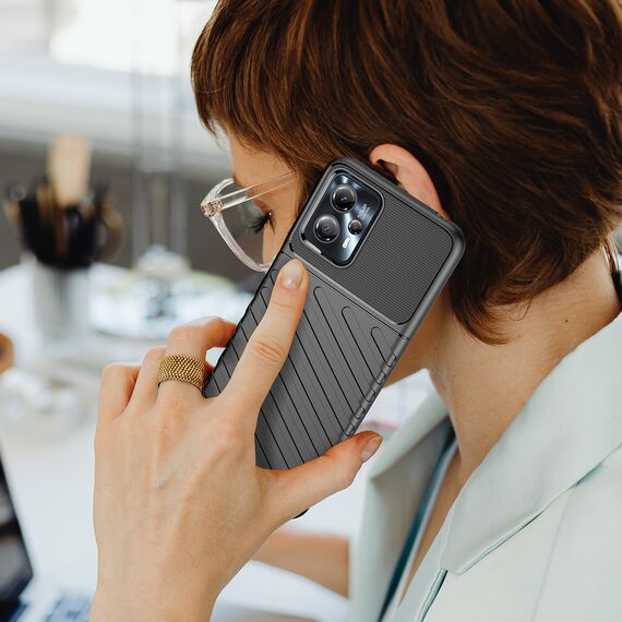Thunder Case case for Motorola Moto G13 silicone armor case black | Techbox