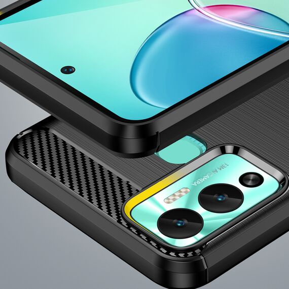 Carbon Case case for Infinix Hot 12 Play NFC / Hot 12 Play flexible silicone carbon cover black - Uncategorized Cases (2) - Cases - Techbox