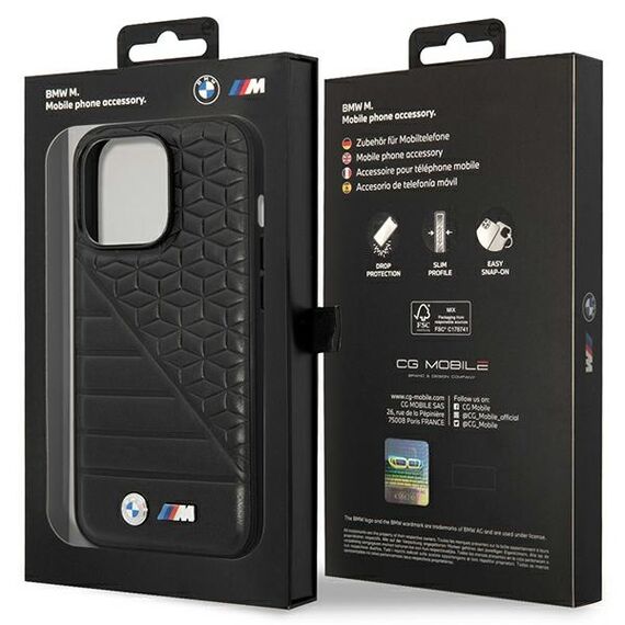 Case BMW BMHCP14L22PMGK iPhone 14 Pro 6.1" black/black Bi Pattern - Apple Cases - Cases - Techbox