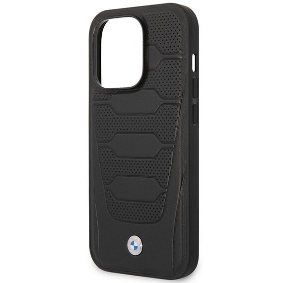 Case BMW BMHMP14X22RPSK iPhone 14 Pro Max 6.7" black/black Leather Seats Pattern MagSafe - Apple Cases - Cases - Techbox