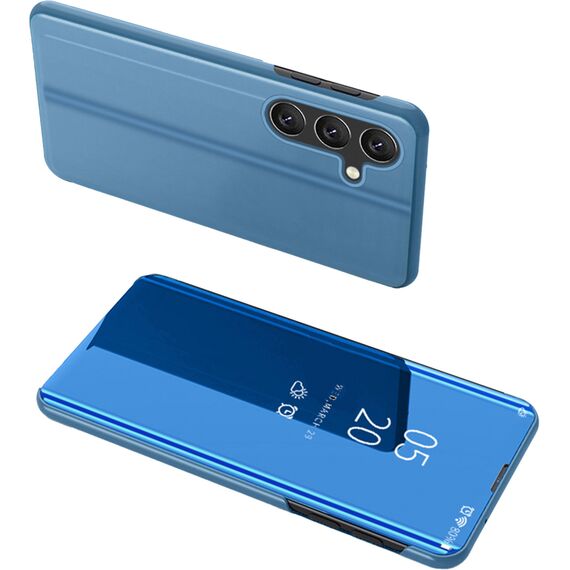 Clear View Case cover for Samsung Galaxy A24 4G flip cover blue - Samsung Cases - Cases - Techbox