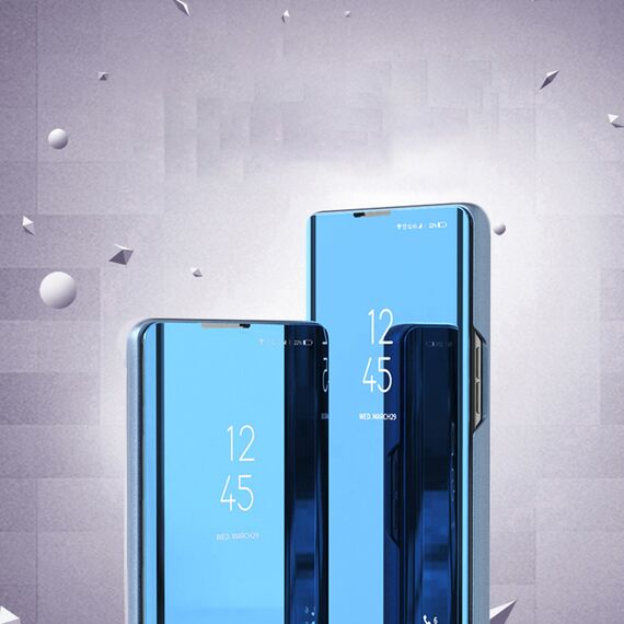 Clear View Case cover for Samsung Galaxy A24 4G flip cover blue - Samsung Cases - Cases - Techbox