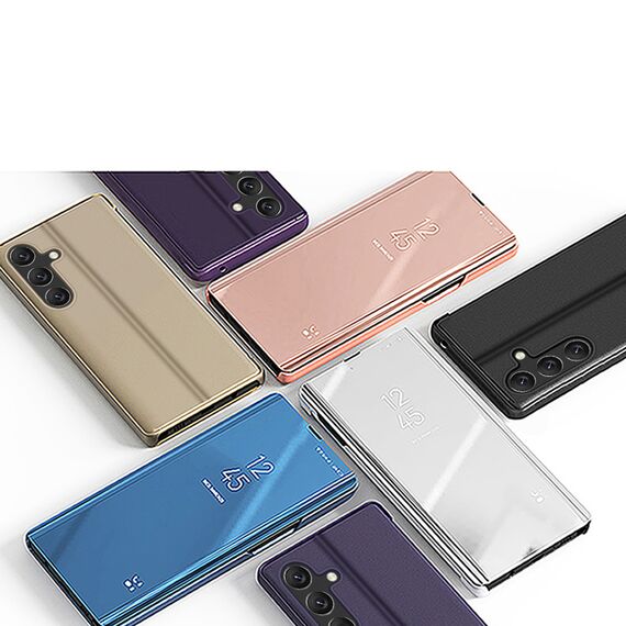 Clear View Case cover for Samsung Galaxy A24 4G flip cover blue - Samsung Cases - Cases - Techbox