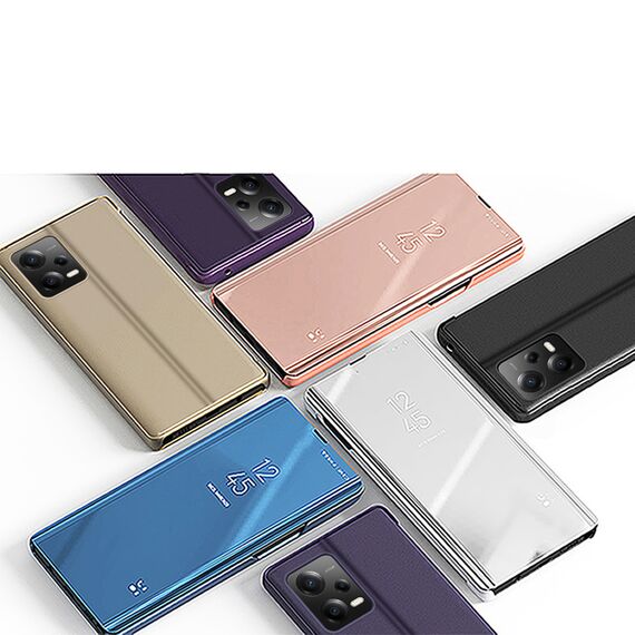 Clear View Case cover for Xiaomi Redmi Note 12 5G / Poco X5 5G flip cover black - Xiaomi Cases - Cases - Techbox