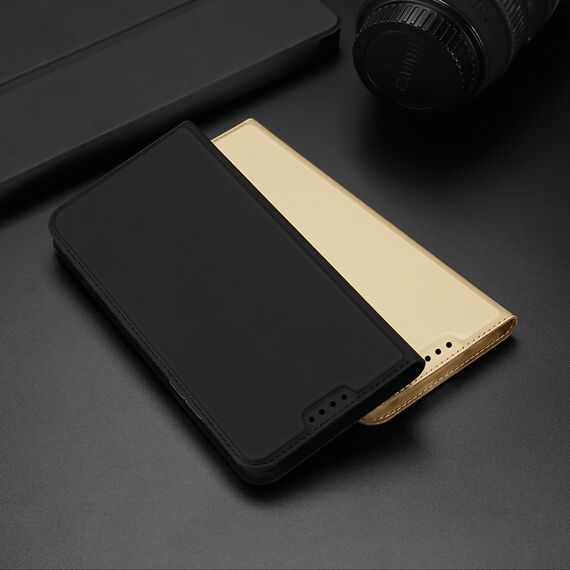 Dux Ducis Skin Pro Case For Xiaomi Redmi 11A / Poco C55 / Redmi 12C Cover Flip Card Wallet Stand Gold - Xiaomi Cases - Cases - Techbox