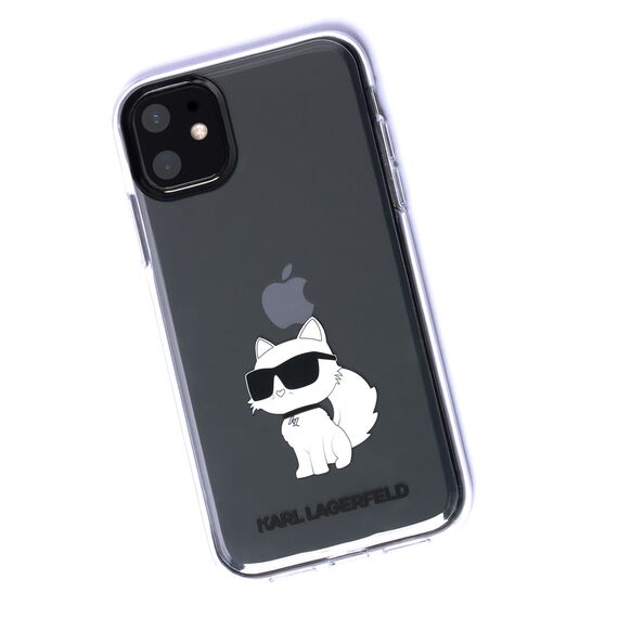 Karl Lagerfeld KLHCN61HNCHTCT iPhone 11 / Xr 6.1" transparent hardcase Ikonik Choupette - Uncategorized Cases (2) - Cases - Techbox