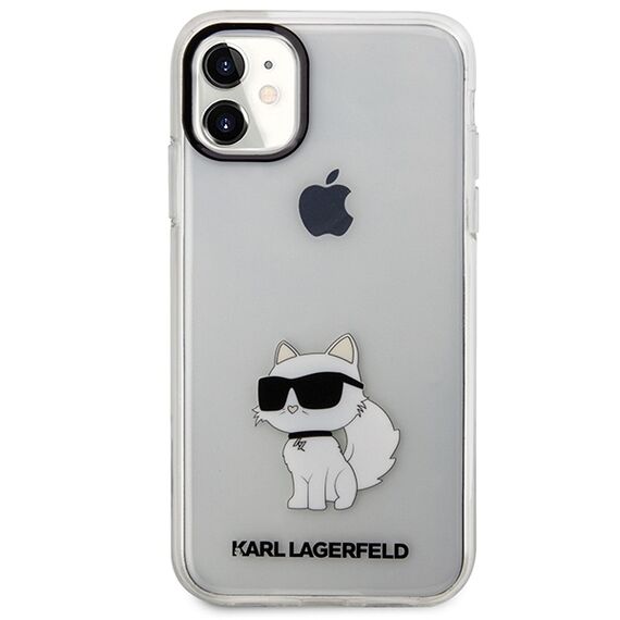 Karl Lagerfeld KLHCN61HNCHTCT iPhone 11 / Xr 6.1" transparent hardcase Ikonik Choupette - Uncategorized Cases (2) - Cases - Techbox