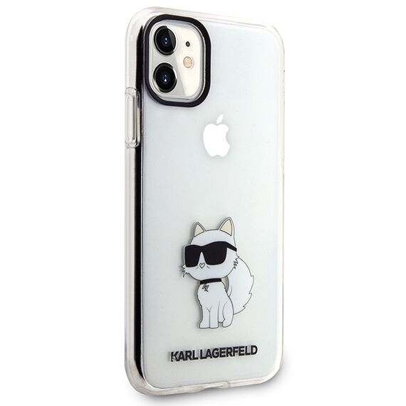 Karl Lagerfeld KLHCN61HNCHTCT iPhone 11 / Xr 6.1" transparent hardcase Ikonik Choupette - Uncategorized Cases (2) - Cases - Techbox