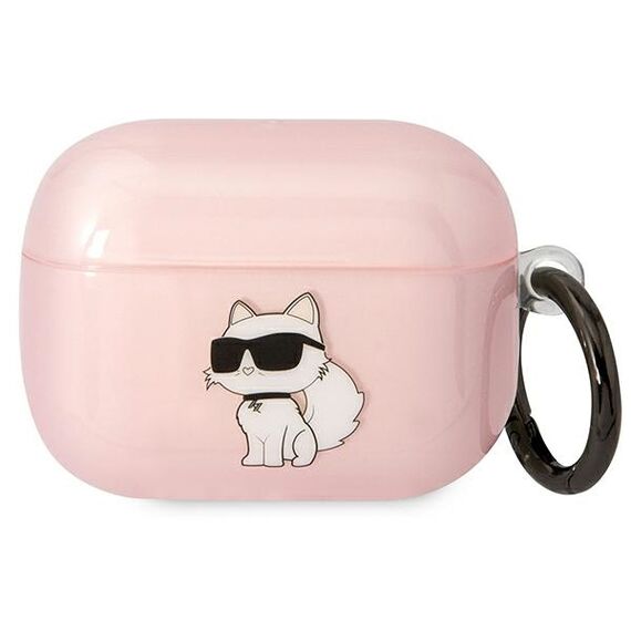 Karl Lagerfeld KLAPHNCHTCP Airpods Pro cover pink/pink Ikonik Choupette | Techbox