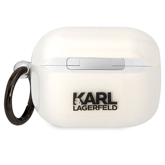 Karl Lagerfeld KLAPHNIKTCT AirPods Pro cover transparent Karl`s Head - Smartphone Accessories - Cables & Accessories - Techbox