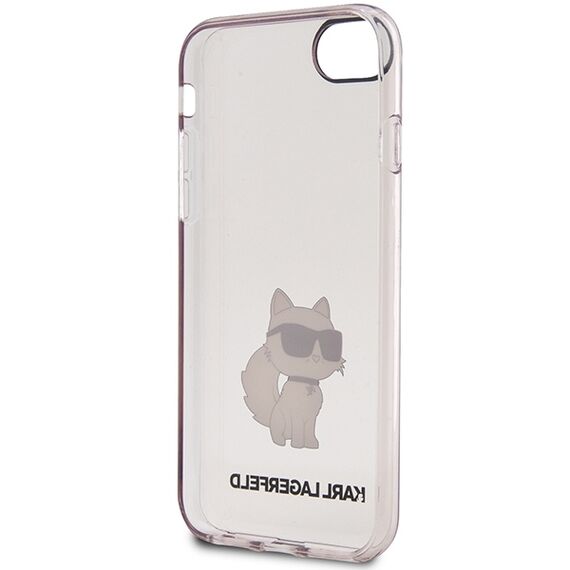 Karl Lagerfeld KLHCI8HNCHTCP iPhone 7/8/ SE 2020 / SE 2022 pink/pink hardcase Ikonik Choupette - Uncategorized Cases (2) - Cases - Techbox