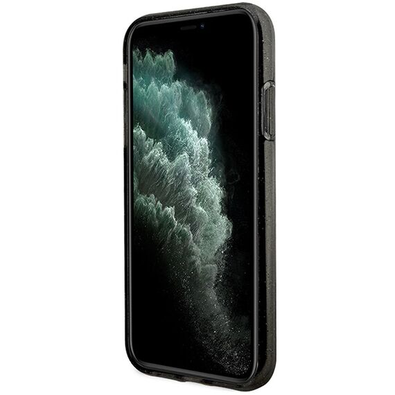 Karl Lagerfeld KLHCN61HNKCTGK iPhone 11 / Xr 6.1" black/black hardcase Gliter Karl&amp;Choupette | Techbox