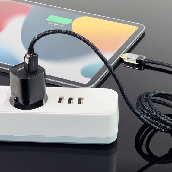 Mini charger USB C 20W PD Joyroom JR-TCF02 - black - Travel Chargers - Smartphone Chargers - Techbox