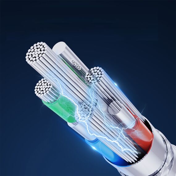 Joyroom Premium Series A13 USB-A / micro USB 2.4A 2m Cable - White | Techbox