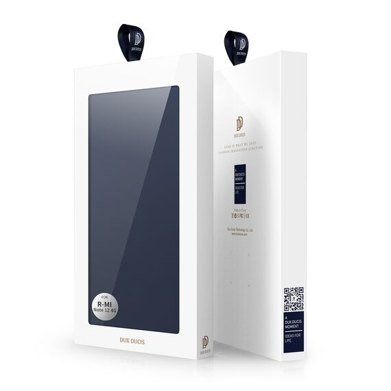 Dux Ducis Skin Pro Case for Xiaomi Redmi Note 12 Flip Card Wallet Stand Blue - Xiaomi Cases - Cases - Techbox