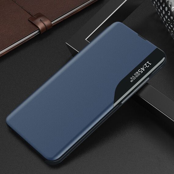 Eco Leather View Case cover for Samsung Galaxy A24 4G with a flip stand black | Techbox