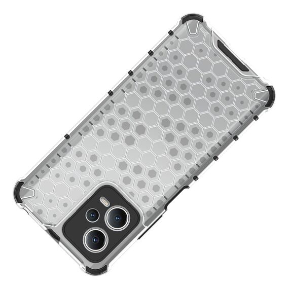 Honeycomb case for Xiaomi Redmi Note 12 5G / Poco X5 5G armored hybrid cover black | Techbox