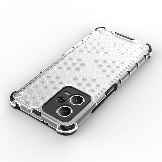 Honeycomb case for Xiaomi Redmi Note 12 5G / Poco X5 5G armored hybrid cover black | Techbox