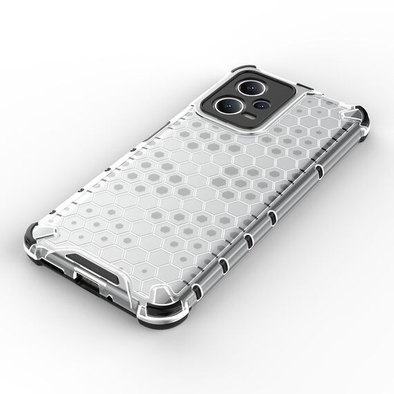 Honeycomb case for Xiaomi Redmi Note 12 5G / Poco X5 5G armored hybrid cover black | Techbox