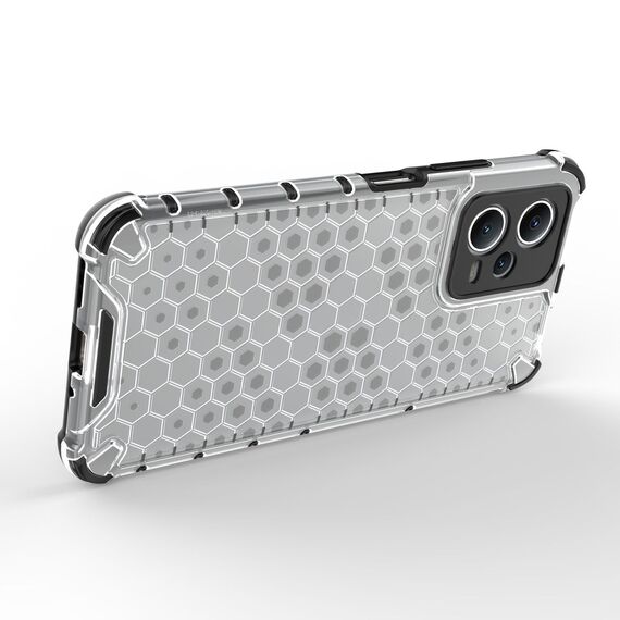 Honeycomb case for Xiaomi Redmi Note 12 5G / Poco X5 5G armored hybrid cover black | Techbox