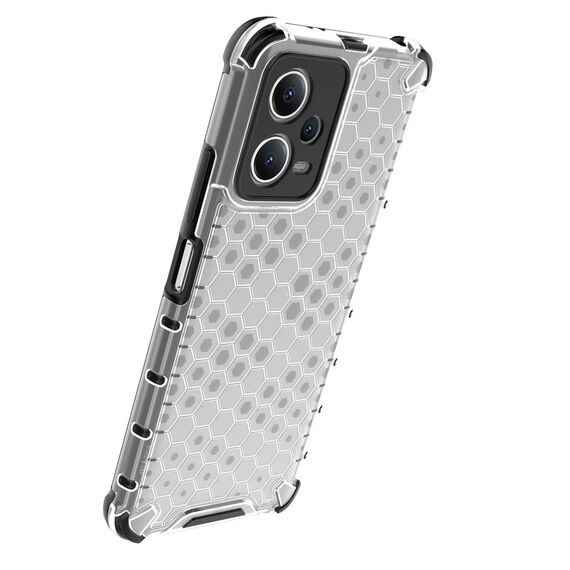 Honeycomb case for Xiaomi Redmi Note 12 5G / Poco X5 5G armored hybrid cover black | Techbox