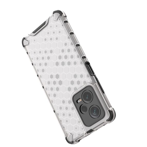 Honeycomb case for Xiaomi Redmi Note 12 Pro+ armored hybrid cover black | Techbox
