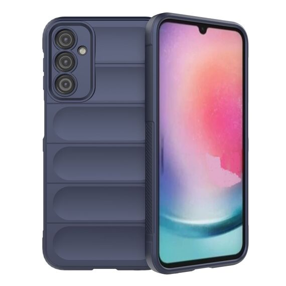 Magic Shield Case for Samsung Galaxy A24 4G flexible armored cover blue | Techbox