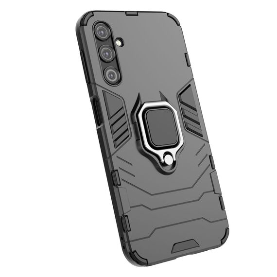 Ring Armor case for Samsung Galaxy A24 4G armored cover magnetic holder ring black | Techbox