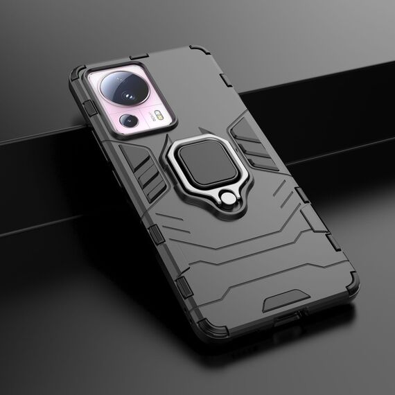 Ring Armor case for Xiaomi 13 Lite armored cover magnetic holder ring black | Techbox