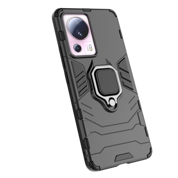 Ring Armor case for Xiaomi 13 Lite armored cover magnetic holder ring black | Techbox