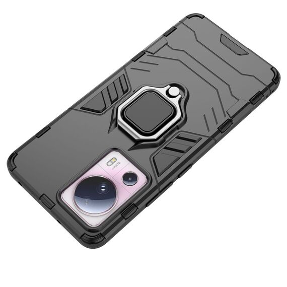 Ring Armor case for Xiaomi 13 Lite armored cover magnetic holder ring black | Techbox