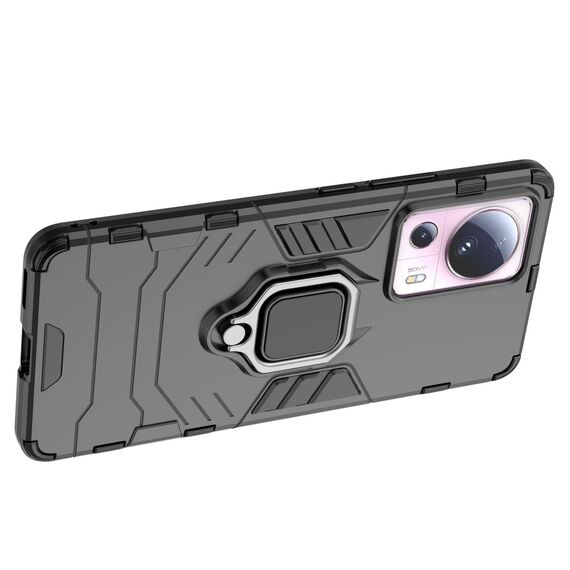 Ring Armor case for Xiaomi 13 Lite armored cover magnetic holder ring black | Techbox