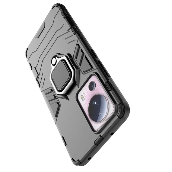 Ring Armor case for Xiaomi 13 Lite armored cover magnetic holder ring black | Techbox