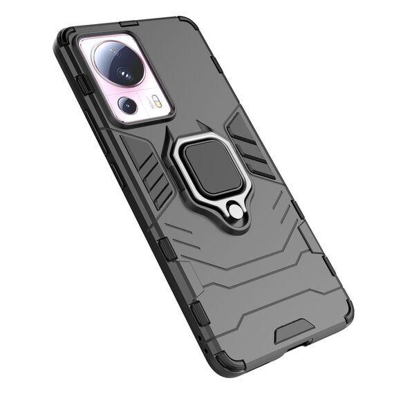 Ring Armor case for Xiaomi 13 Lite armored cover magnetic holder ring black | Techbox